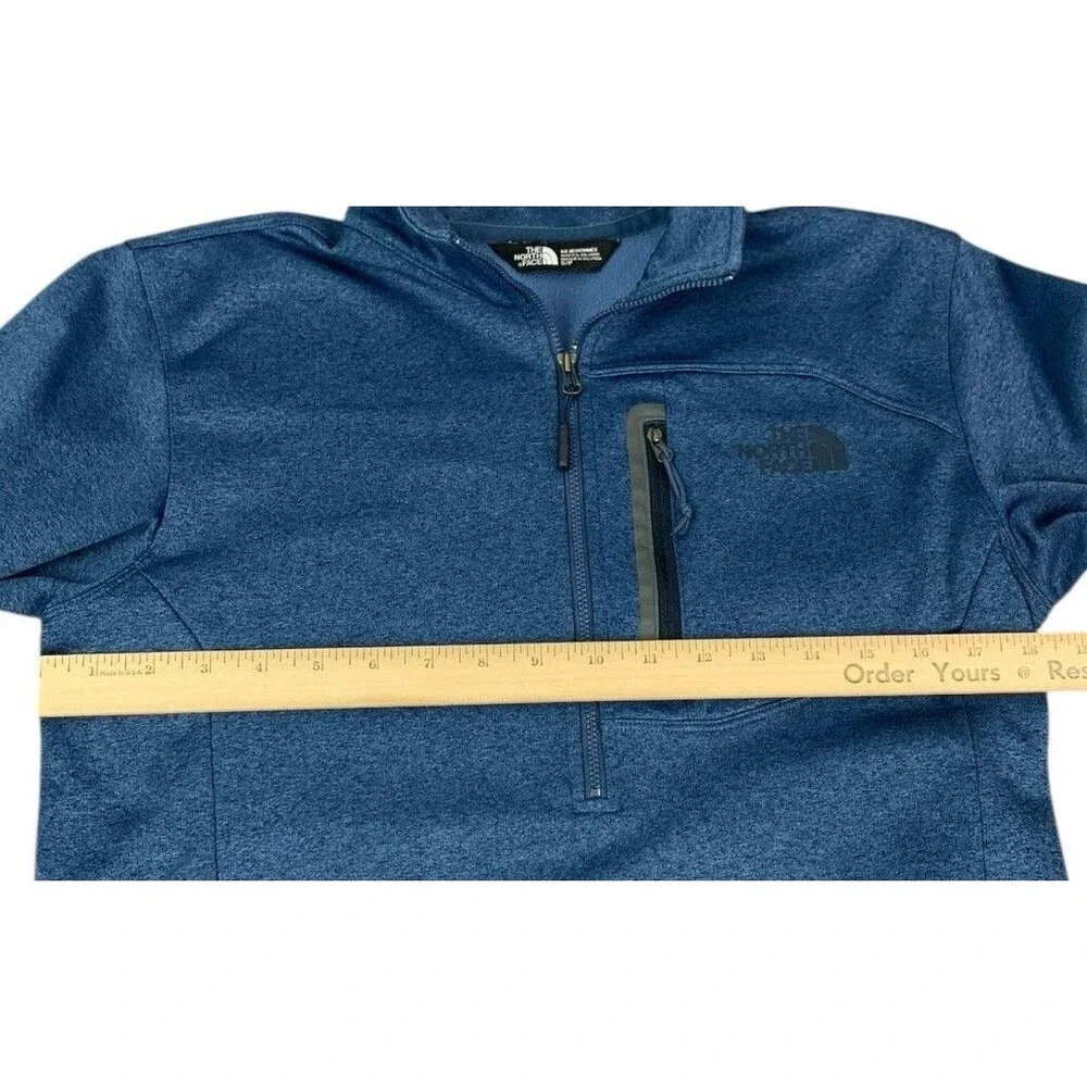 The North Face 1/4 Zip Pullover Top, Navy Blue, Mock Neck, Men’s Size Small